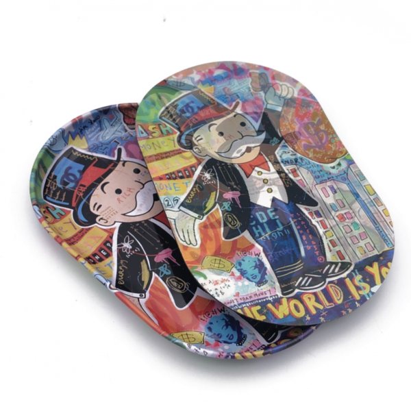 Mini 3D Monopoly Man Rolling Tray 1ct