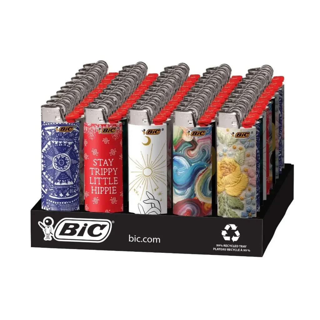 BIC LIGHTER | BOHEMIAN COLLECTION | 50CT BRICK