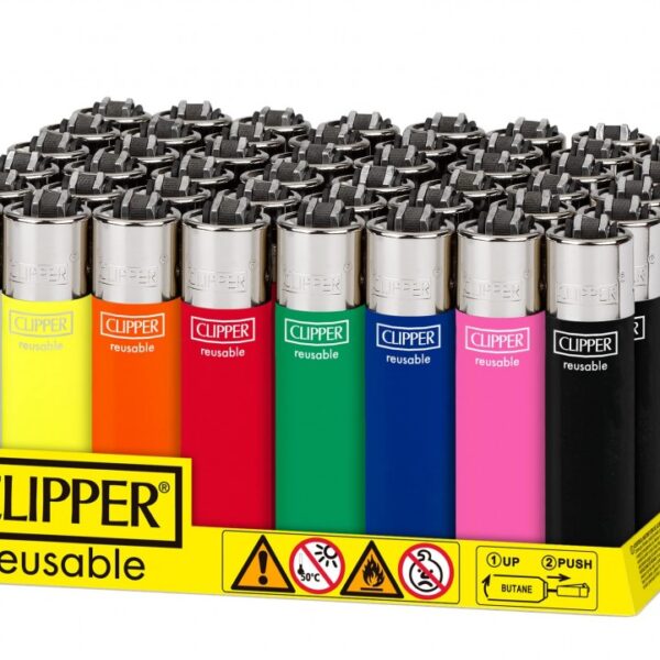 CLIPPER LIGHTER | REUSABLE | 48CT