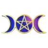 PENTAGRAM AND MOON INCENSE BURNER (2958) | 2CT