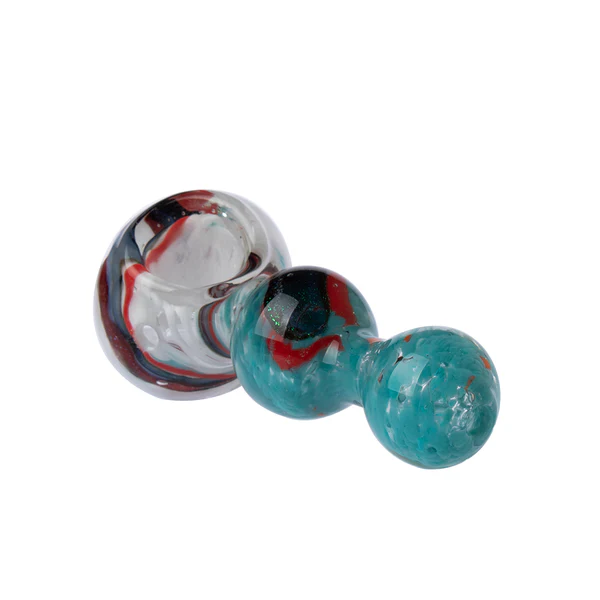 DICHRO FROSTED HAND PIPE | 4" | HP0235 | 1CT