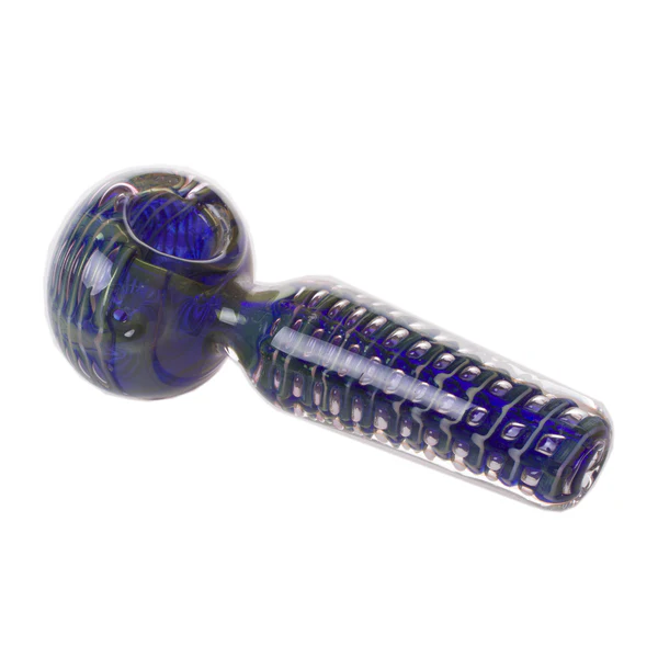 SILVER FUMED DOUBLE TUBE PIPE | 5" | HP0321 | 1CT