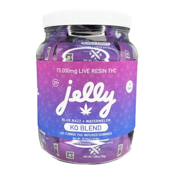 JELLY LIVE RESIN KO BLEND GUMMY JAR | 500 MG | 30/JAR