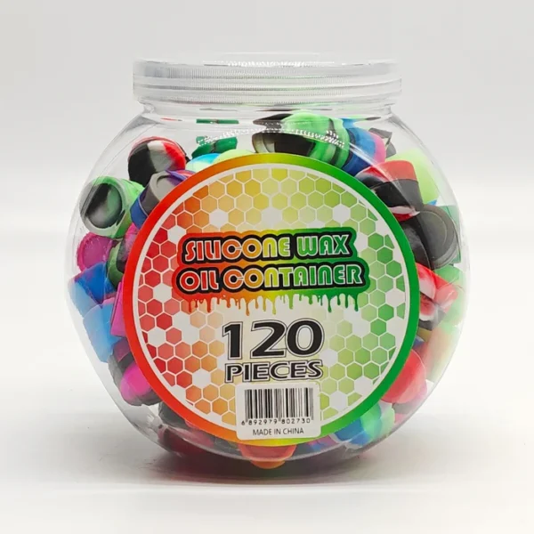 120ct Silicone 2ml wax jars