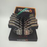 TECHNO | REVOLVER PISTOL TORCH LIGHTER | 05918 | 12CT/DISPLAY