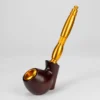 Metal Gandalf Pipe (Gold)