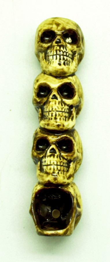 SKULLS CERAMIC PIPE 1ct