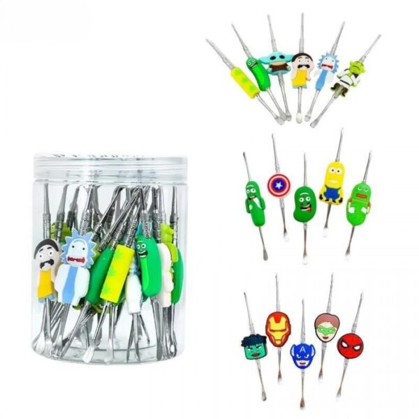 30ct steel dabber w/ silicone characters