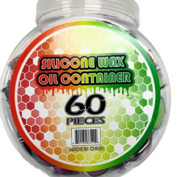 60ct acrylic and silicone wax jar