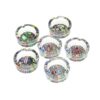 Glass Ashtray Display 6ct Design