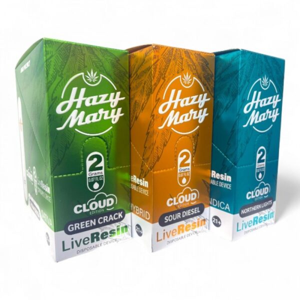 HAZY MARY | CLOUD EDITION | THCA+THCP BLEND | 2G | 5CT/BOX