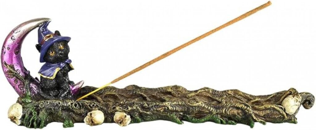 MAGICAL CAT INCENSE BURNER