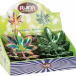 Fujima Poly Stone leaf shaped ashtray