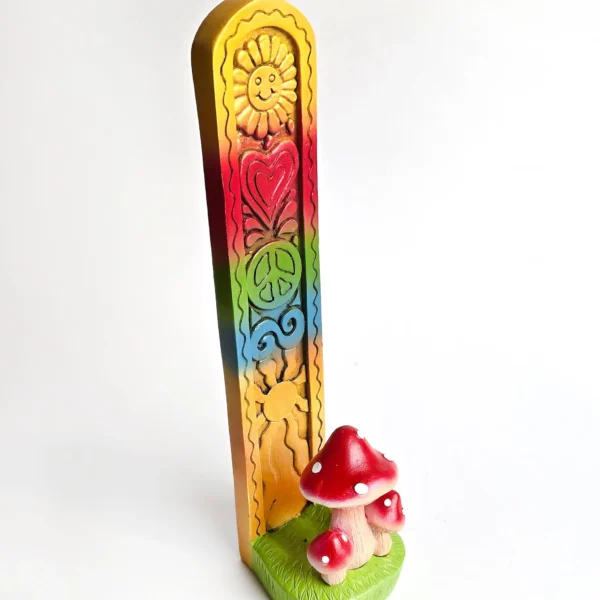 STANDING MUSHROOM INCENSE BURNER
