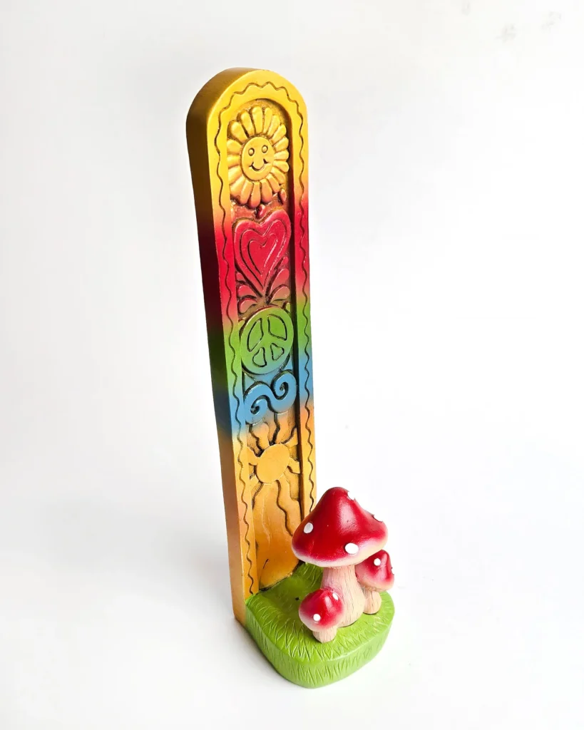 STANDING MUSHROOM INCENSE BURNER