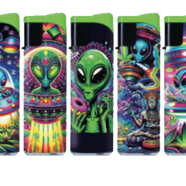 STAR ‘ALIEN’ LIGHTER | 020017-17 | 50/DISPLAY