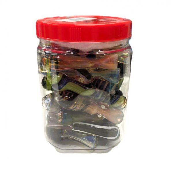 ASSORTED ONE HITTER 3.5" | 30CT JAR