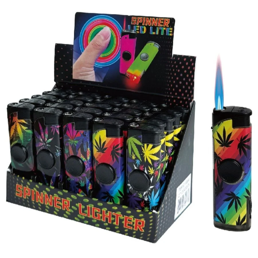 TYE DIE SPINNER LED LIGHTER | 10039-A3 | 25CT/DISPLAY