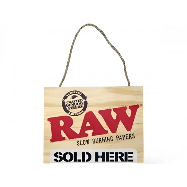 RAW | WOOD SOLD HERE | SIGN