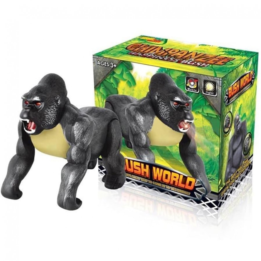 MOTORIZED WALKING GORILLA TOY WITH LIGHTS AND SOUND | 6611