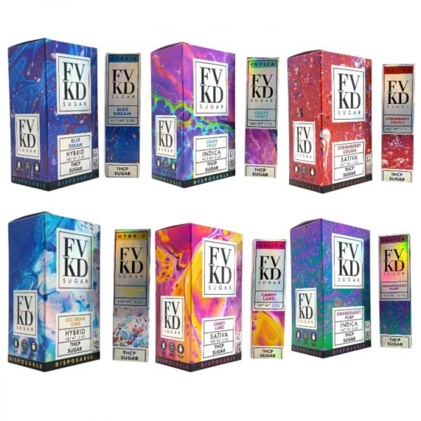 FVKD EXOTICS | THCP SUGAR DISPOSABLE | 3.5G | 6CT BOX