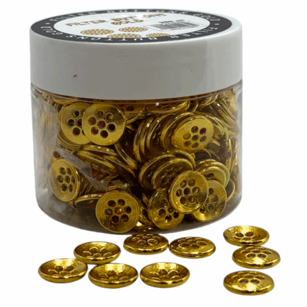 PIPE SCREEN | 300CT/JR | SCN200 | BUTTONS | GOLD