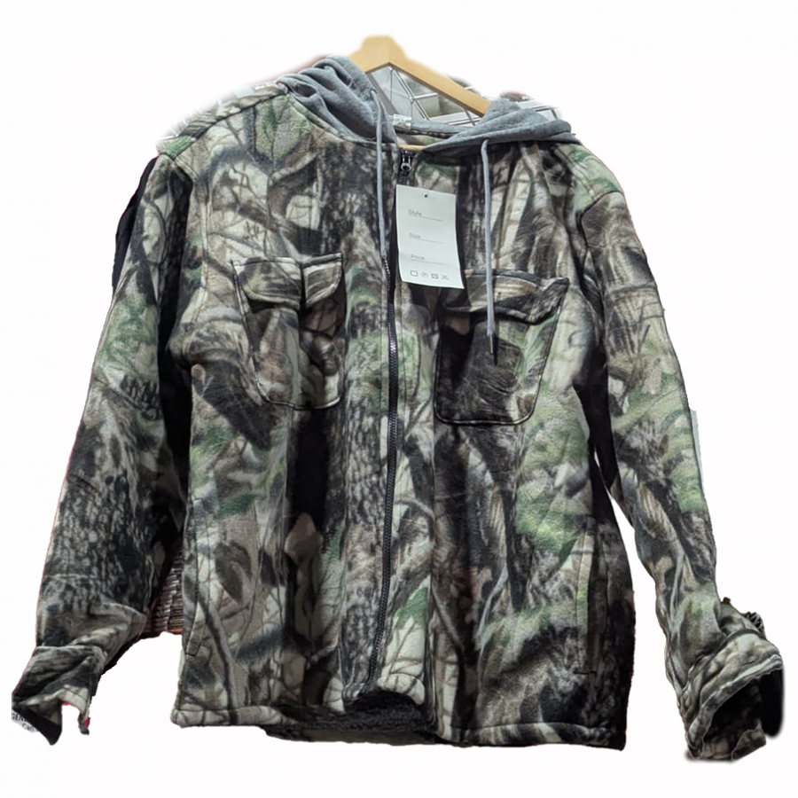 CAMO ZIP UP JACKET