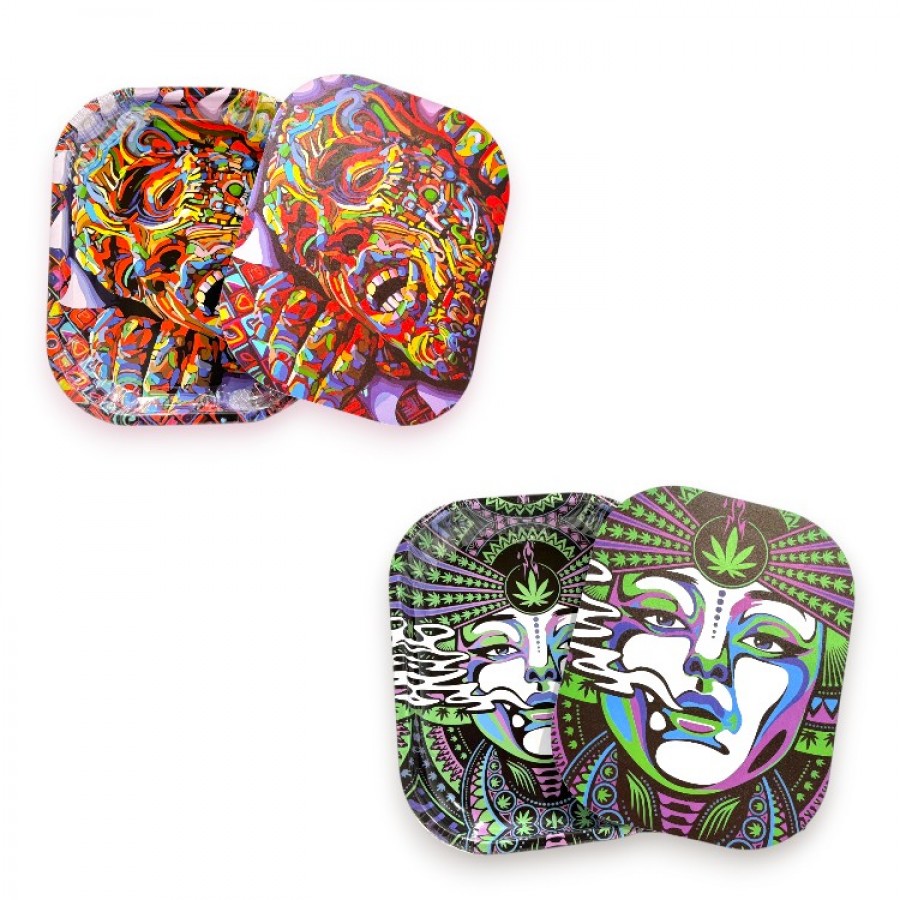 IDGAF | SMP | ROLLING TRAY | METAL | W/MEGNATIC LID | 1CT | STL400