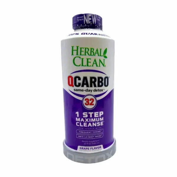 HERBAL CLEAN | Q CARBO | GRAPE | DETOX | 32OZ/CT