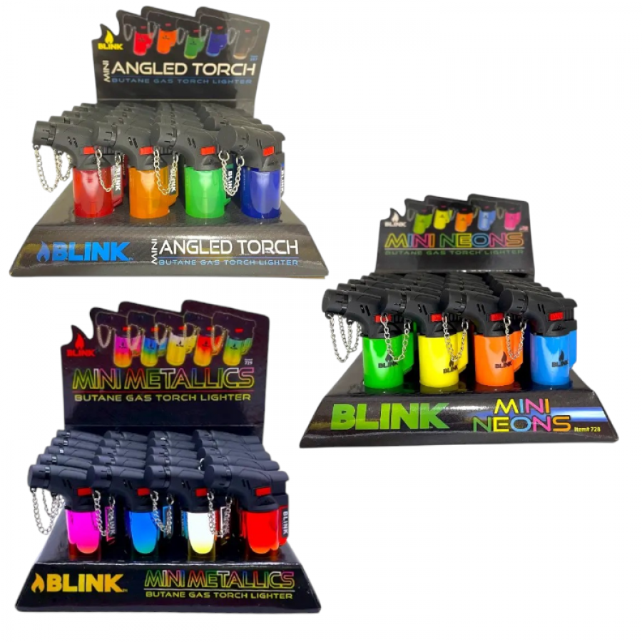 BLINK TORCH LIGHTER | MINI ANGLE TORCH | 20CT BOX