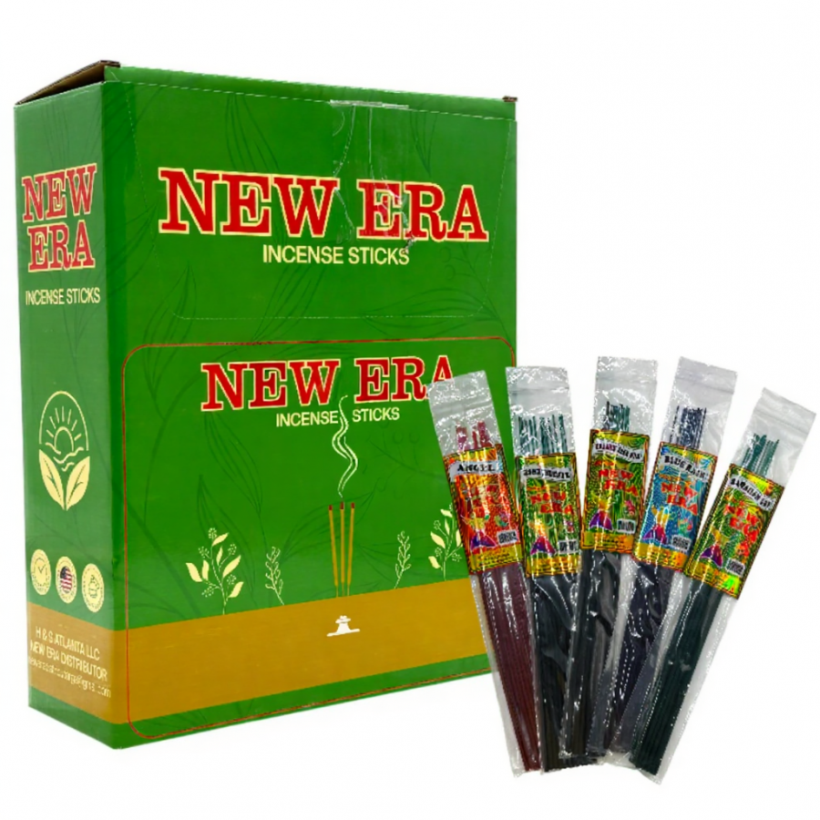 NEW ERA INCENSE | 11" | ASSORTED FRAGRANCE | 12CT PK | 72PK BOX