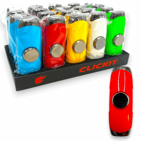 CLICKIT TORCH LIGHTER | FIDGET SPINNABLE | 20CT/BX |