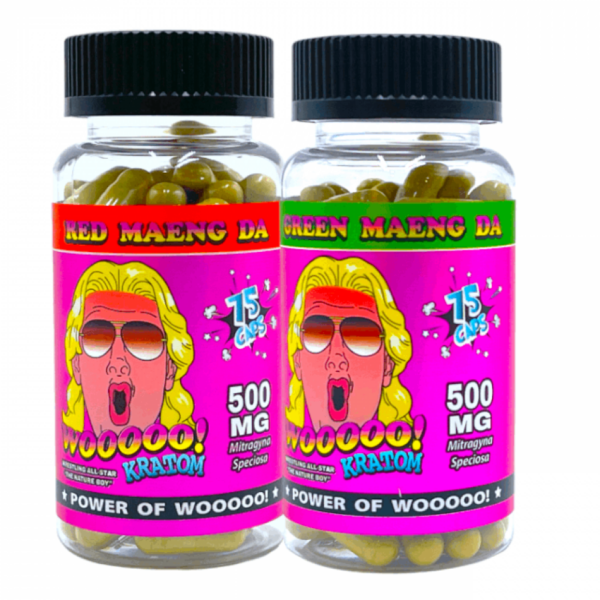 WOOOOO | RIC FLAIR | KRATOM CAPSULE | 75CT/JAR
