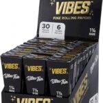 VIBES | ULTRA THIN CONES | 1 1/4 |  6PK 30CT-BOX
