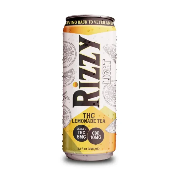 RIZZY LIGHT | THC LEMONADE TEA | 15MG | 4PK