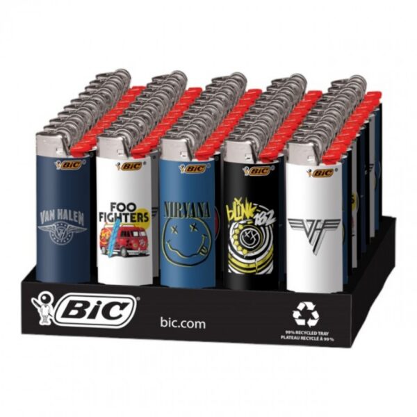 BIC LIGHTER | ROCK BANDS | 50CT BRICK