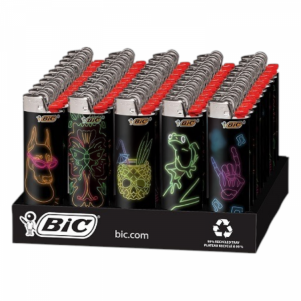 BIC LIGHTER | NEON | 50CT